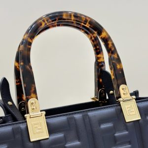 Replica Fendi Small Tote Black - top-tier luxury replica shoulder bag