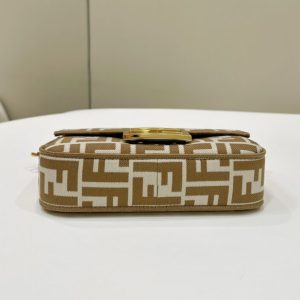 Replica Fendi Baguette FF Brown - 1:1 designer replica handbag