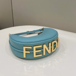 Replica Fendi Fendigraphy Large Sky Blue - ultra-realistic fake designer tote