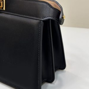 Replica Fendi Peekaboo Large Black - premium 1:1 fake handbag model