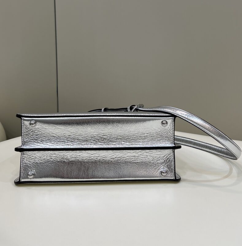 Replica Fendi Peekaboo Large Silver - high-accuracy replica luxury purse
