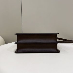 Replica Fendi Peekaboo Large Dark Brown - best quality luxury bag dupe