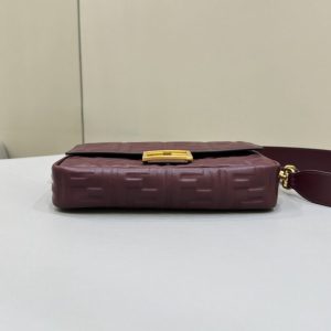 Replica Fendi Baguette Bordeaux - 1:1 designer replica handbag