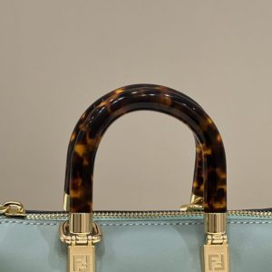 Replica Fendi By The Way Boston Green - realistic designer-inspired fake bag