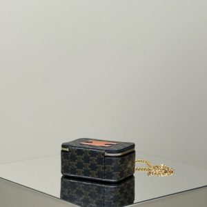 Replica Celine Triomphe Box on Chain - elite superclone designer purse