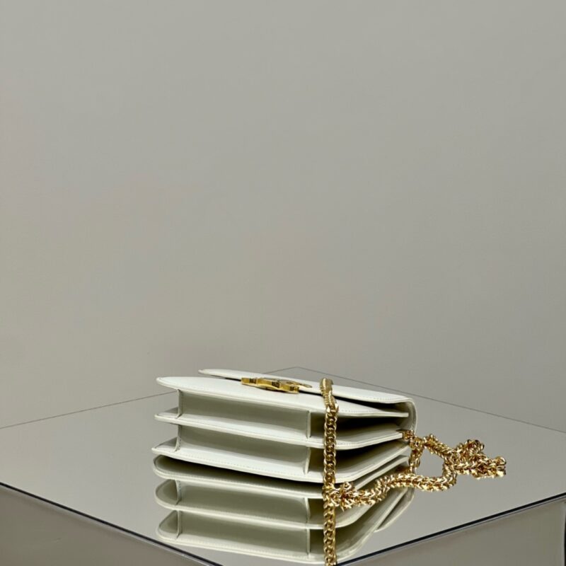 Replica Celine Teen Triomphe Bag White - best quality luxury bag dupe