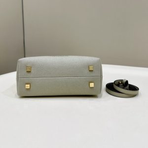 Replica Fendi By The Way Boston Beige Cotton - high-quality designer bag clone