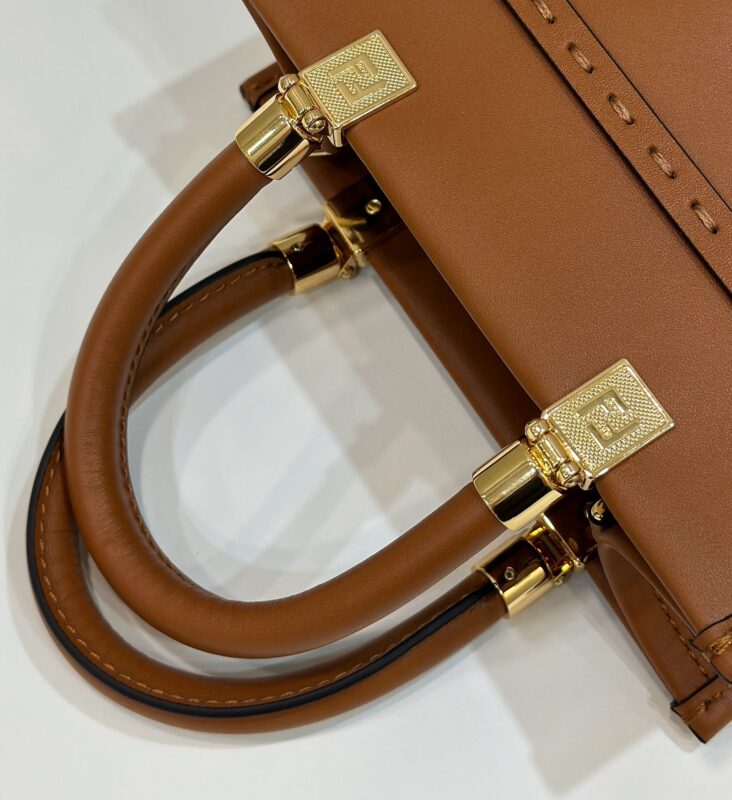 Replica Fendi Mini Tote Brown - realistic designer-inspired fake bag