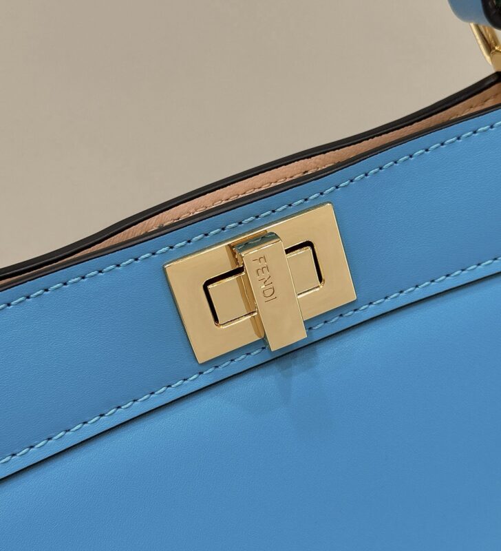 Replica Fendi Peekaboo Large Blue - top-rated replica designer bag