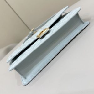 Replica Fendi Baguette Small Sky Blue - near-authentic luxury replica handbag