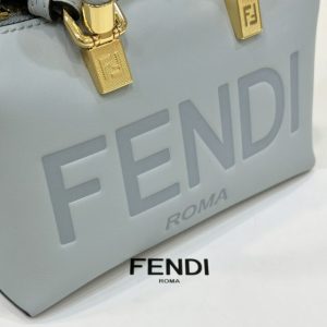 Replica Fendi By The Way Boston Sky Blue - elite superclone designer purse