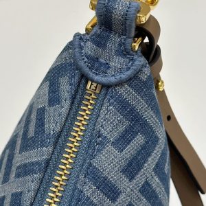 Replica Fendi Fendigraphy Small Denim Blue - realistic designer-inspired fake bag