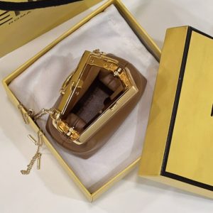 Replica Fendi First Mini Brown - high-end fake designer purse
