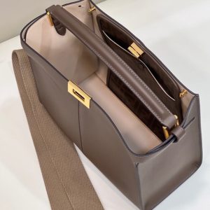 Replica Fendi Peekaboo X Lite Brown - best-selling designer handbag dupe