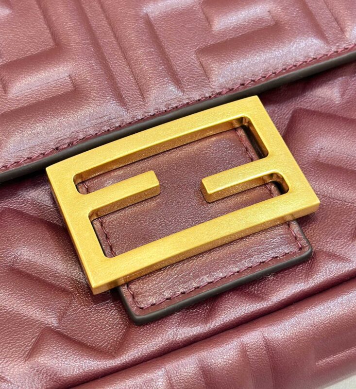 Replica Fendi Baguette Bordeaux - elite superclone designer purse