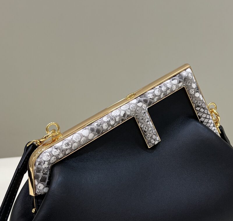 Replica Fendi First Black Python - 1:1 designer replica handbag