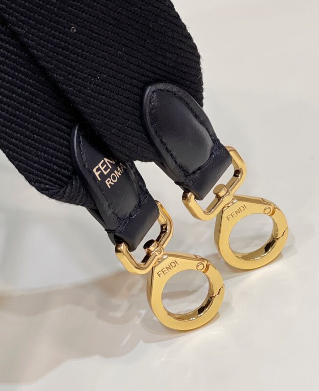 Replica Fendi Peekaboo X Lite Black - authentic-look luxury purse replica