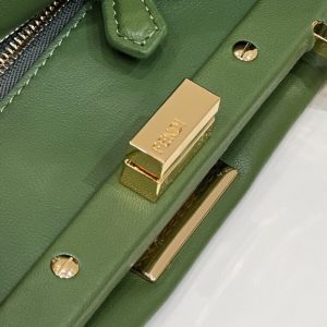 Replica Fendi Peekaboo Green - near-authentic luxury replica handbag