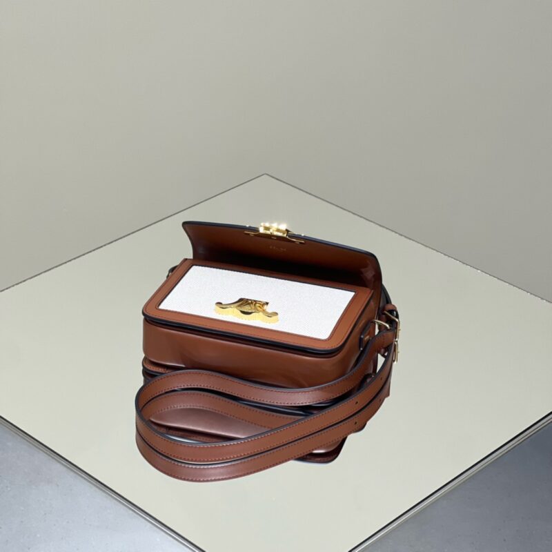 Replica Celine Triomphe Mini White 6 Replica Celine Triomphe Mini White - 1:1 designer replica handbag