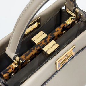 Replica Fendi Peekaboo Beige - 1:1 designer replica handbag