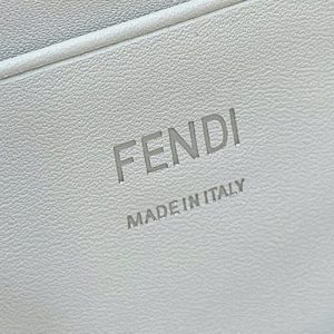 Replica Fendi Baguette Small White - authentic-look luxury purse replica