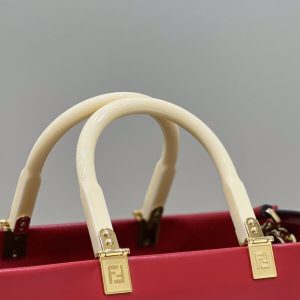Replica Fendi Peekaboo Tote Red - ultra-realistic fake designer tote