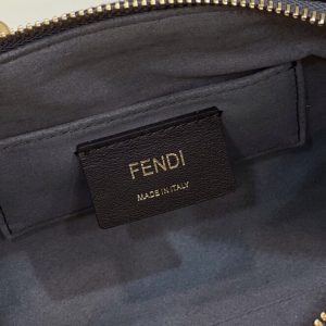 Replica Fendi By The Way Boston Brown Cotton - top-rated replica designer bag