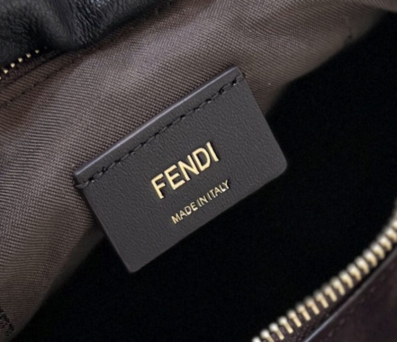Replica Fendi Fendigraphy Large Black Velvet - high-end fake designer purse