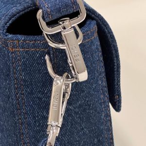 Replica Fendi Baguette Full Blue Denim 5 Replica Fendi Baguette Full Blue Denim - top-rated replica designer bag