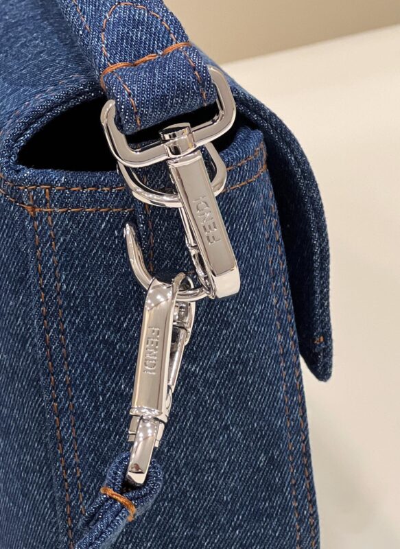 Replica Fendi Baguette Full Blue Denim 5 Replica Fendi Baguette Full Blue Denim - top-rated replica designer bag