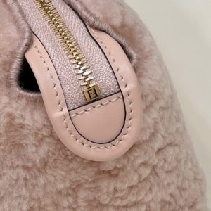 Replica Fendi By The Way Boston Pink Wool - 1:1 designer replica handbag
