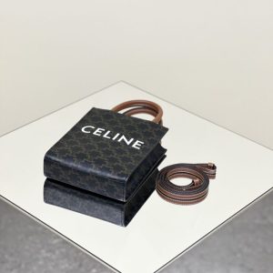 Replica Celine Triomphe Cabas Mini Tote - premium 1:1 fake handbag model