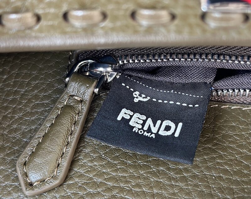 Replica Fendi Peekaboo Small Dark Grey - high-quality designer bag clone