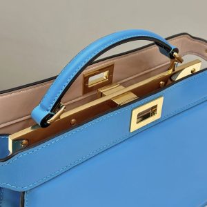 Replica Fendi Peekaboo Large Blue - top-rated replica designer bag