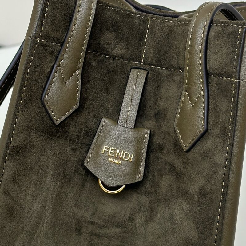 Replica Fendi Origami Small Dark Green - high-accuracy replica luxury purse