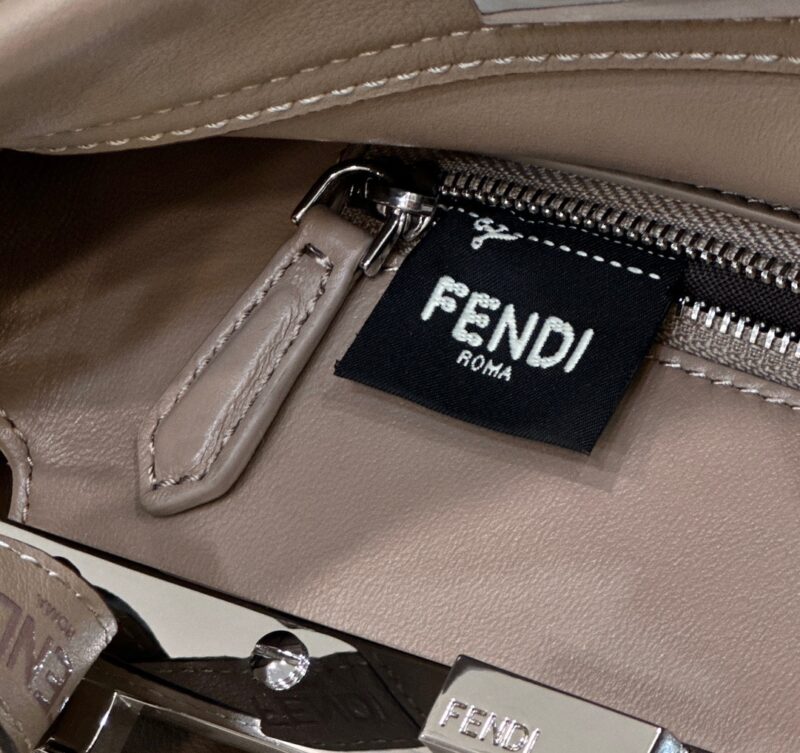 Replica Fendi Peekaboo Small Beige - near-authentic luxury replica handbag
