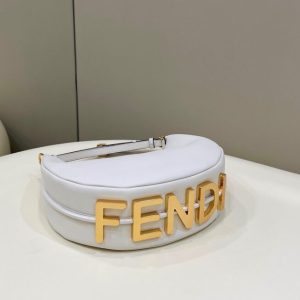 Replica Fendi Fendigraphy Large White - authentic-look luxury purse replica