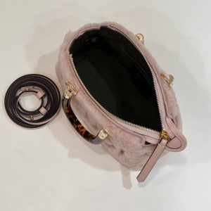 Replica Fendi By The Way Boston Pink Wool - 1:1 designer replica handbag