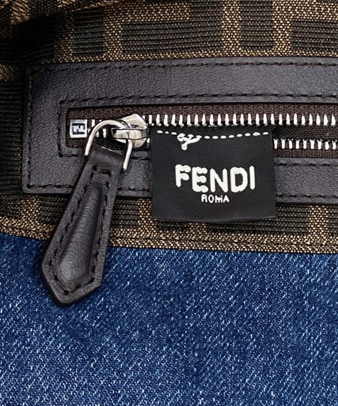 Replica Fendi Baguette Full Blue Denim 7 Replica Fendi Baguette Full Blue Denim - best quality luxury bag dupe