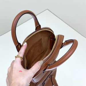 Replica Celine Bowling Bag Brown - elite superclone designer purse