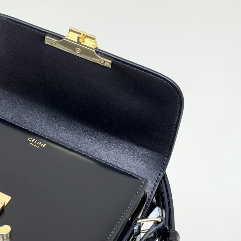 Replica Celine Triomphe Mini Black - realistic designer-inspired fake bag