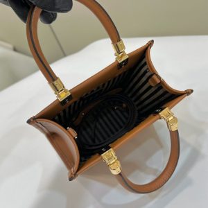 Replica Fendi Mini Tote Brown - elite superclone designer purse