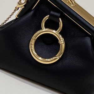 Replica Fendi First Mini Black - high-end fake designer purse