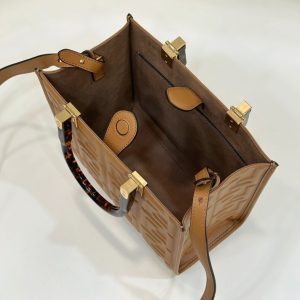 Replica Fendi Small Tote Brown - top-tier luxury replica shoulder bag