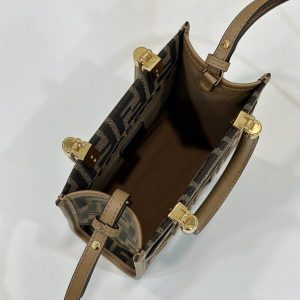 Replica Fendi Mini Tote Brown Monogram - best-selling designer handbag dupe