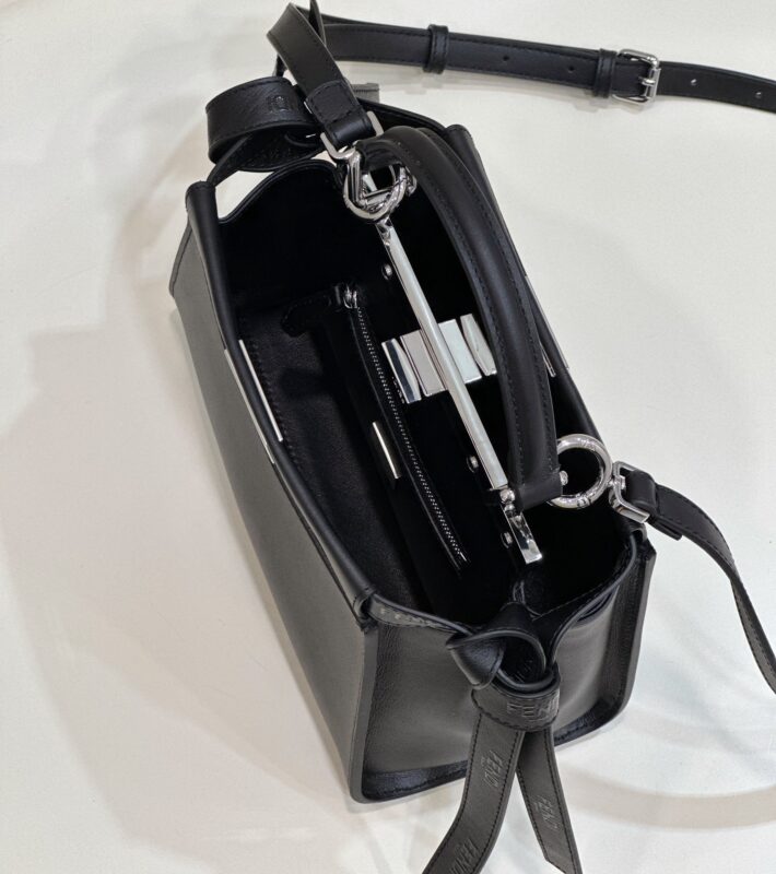 Replica Fendi Peekaboo Small Black - realistic designer-inspired fake bag