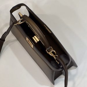Replica Fendi Peekaboo Large Dark Brown - best-selling designer handbag dupe