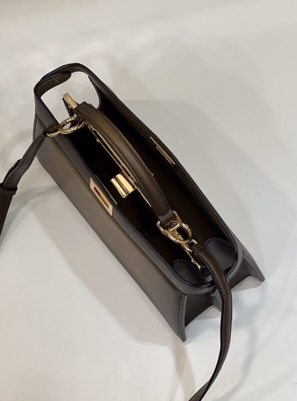 Replica Fendi Peekaboo Large Dark Brown - best-selling designer handbag dupe