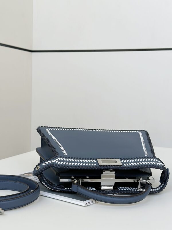 Replica Fendi Peekaboo Dark Blue - near-authentic luxury replica handbag