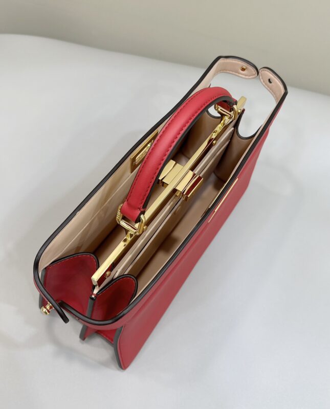 Replica Fendi Peekaboo Large Red - high-end fake designer purse